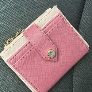 Steve Madden Pink and Cream Wallet
